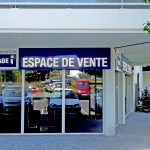 YES SIGN ESPACE DE VENTE ICADE PROMOTION ENSEIGNE LED POINT PAR POINT ANGLET